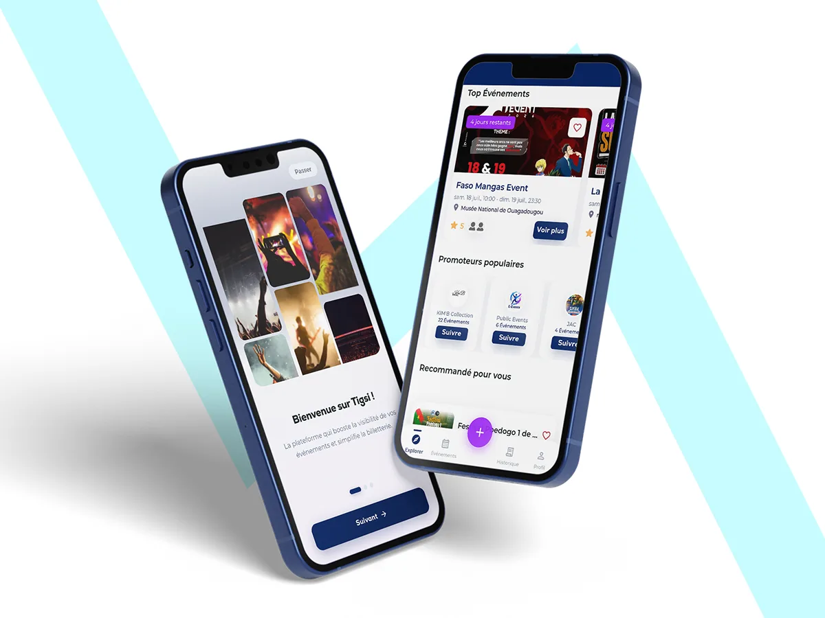 Découvrez, participez et vivez l'événement avec l'application Tigsi