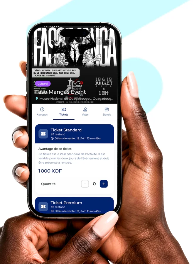 Billetterie 100% numérique sur l'application Tigsi