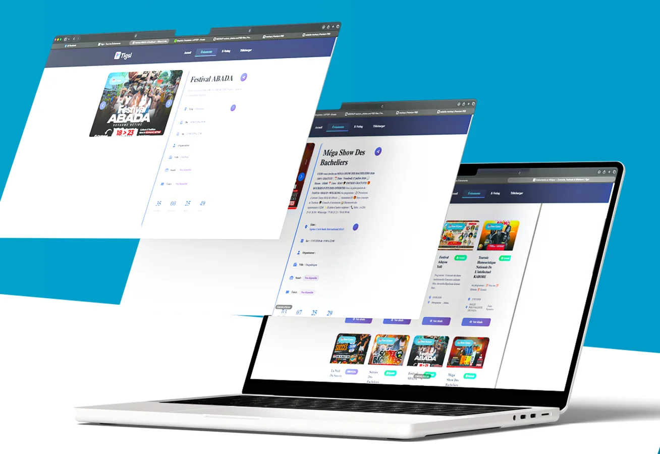 Gestion d'événements sur la plateforme Tigsi