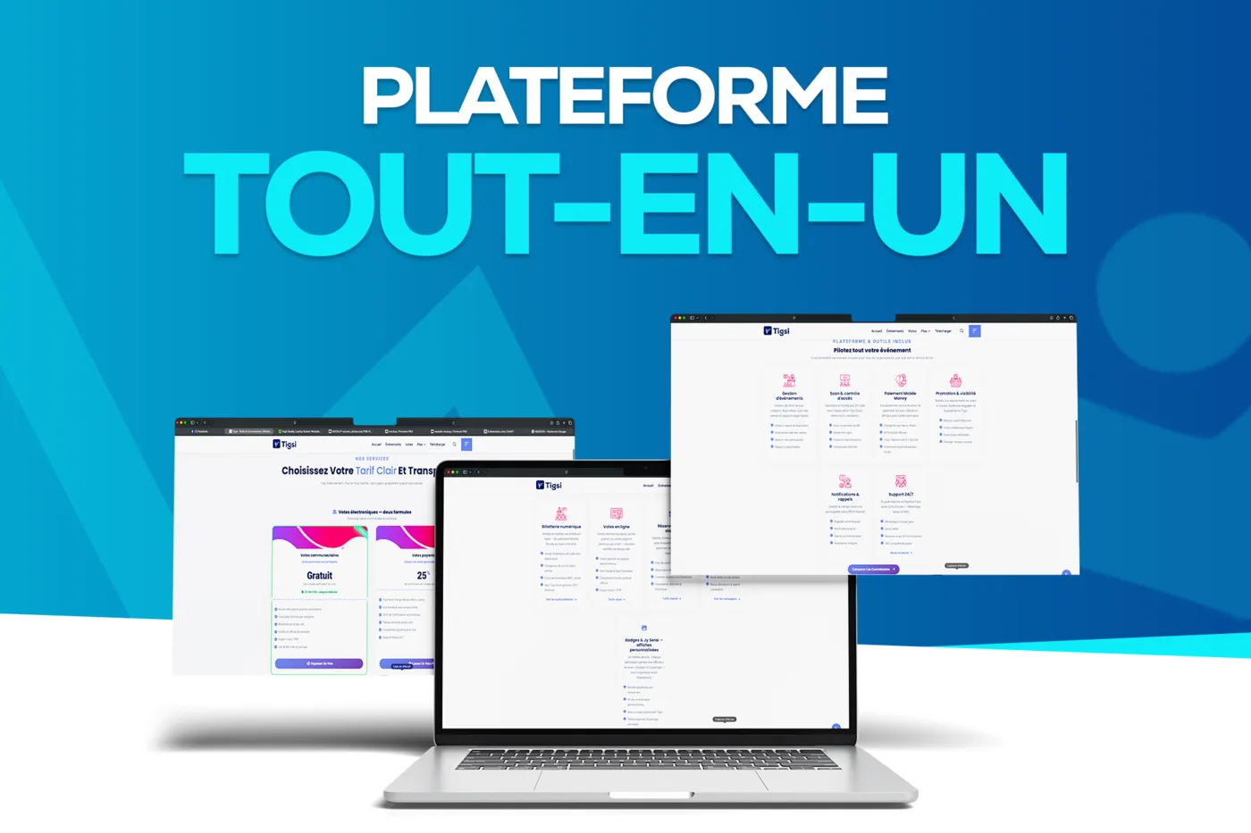 Tigsi, la plateforme tout-en-un pour vos événements