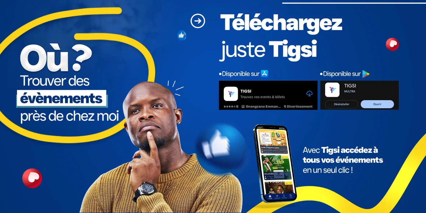 Trouvez des événements près de chez vous au Mali avec Tigsi